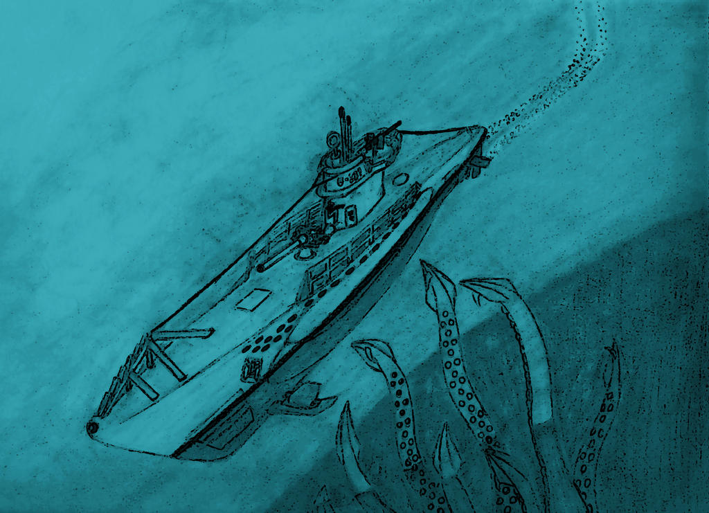 What lurks in the Deep (color test) by Captain-Torr on DeviantArt