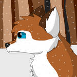 Snowy Morning by EbonyShadowCat