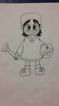 Adeleine Ink Sketch