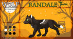WoLF || Randale the Second || Traveler by EbonyShadowCat
