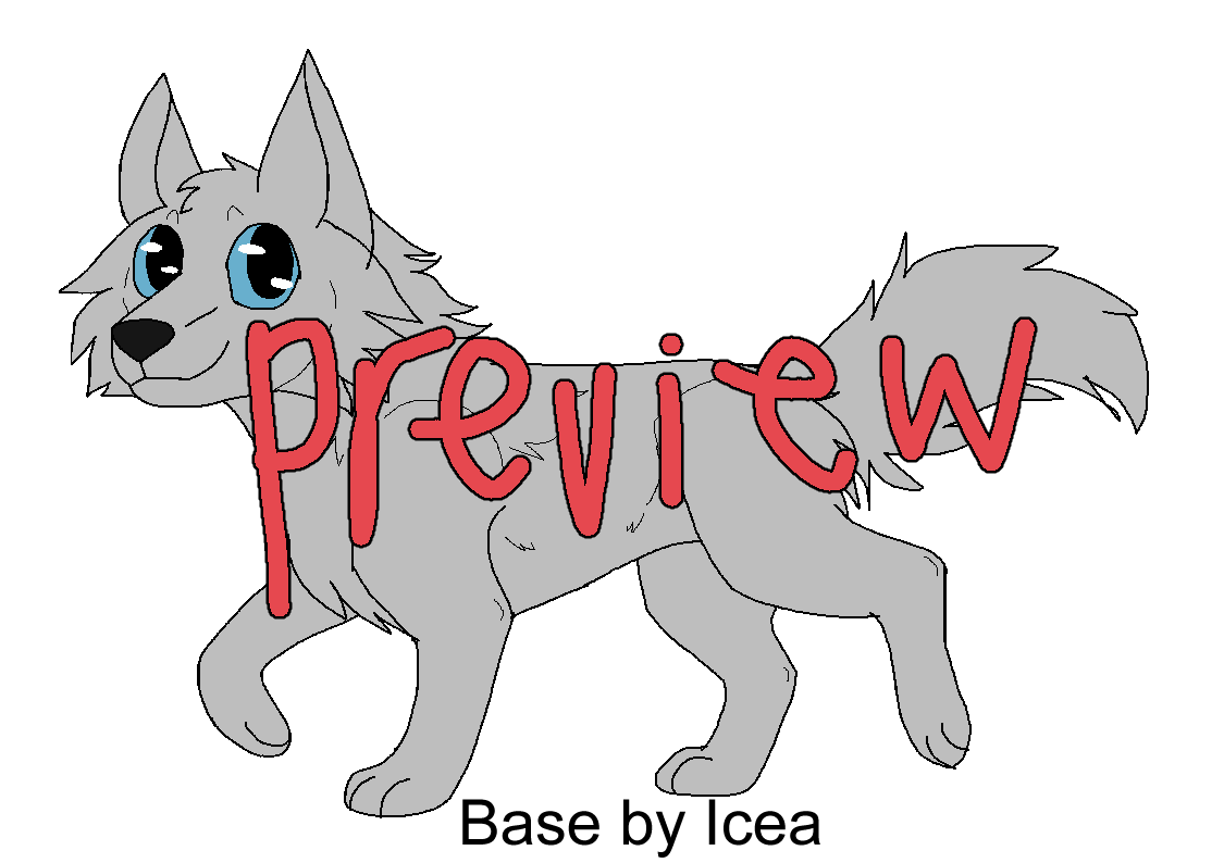Chibi Wolf Base