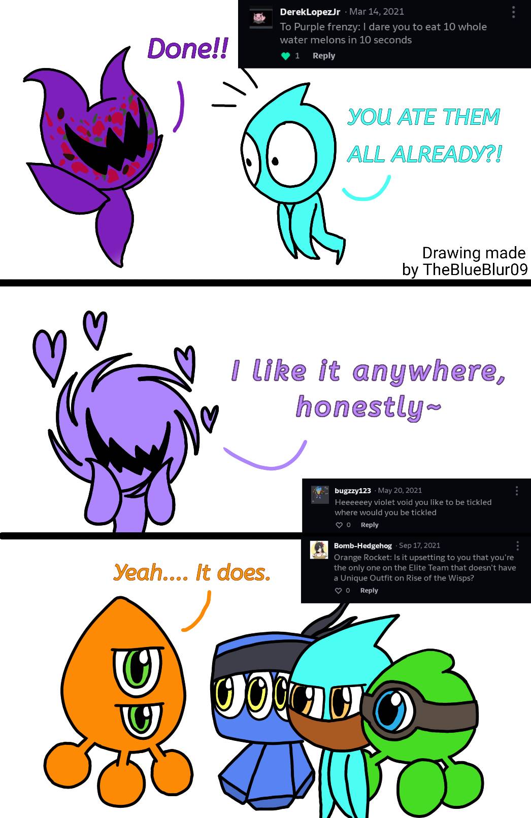 Ask The Wisps #4 by TheBlueBlur09 on DeviantArt