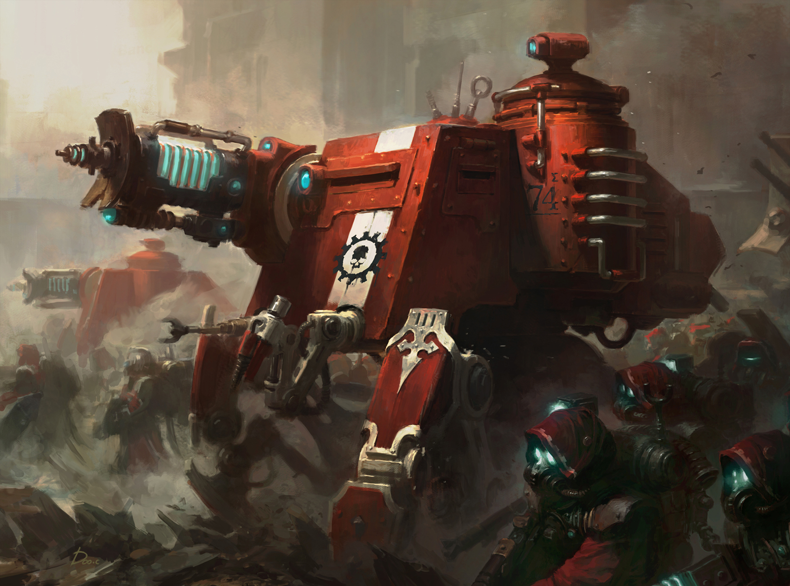 Warhammer 40000 'Skitarii Onager Dunecrawler'