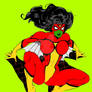 Spider Woman by MC Wyman (Skrull Colored)