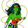 Wonder Woman by Art Thibert (She-Hulk Colored)