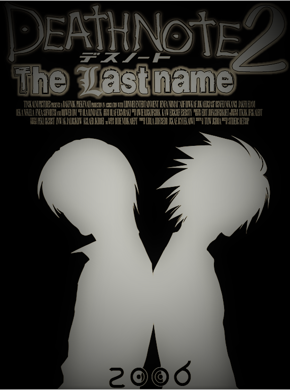 Death Note 2 movie poster (fan made) by jorgepuey5 on DeviantArt