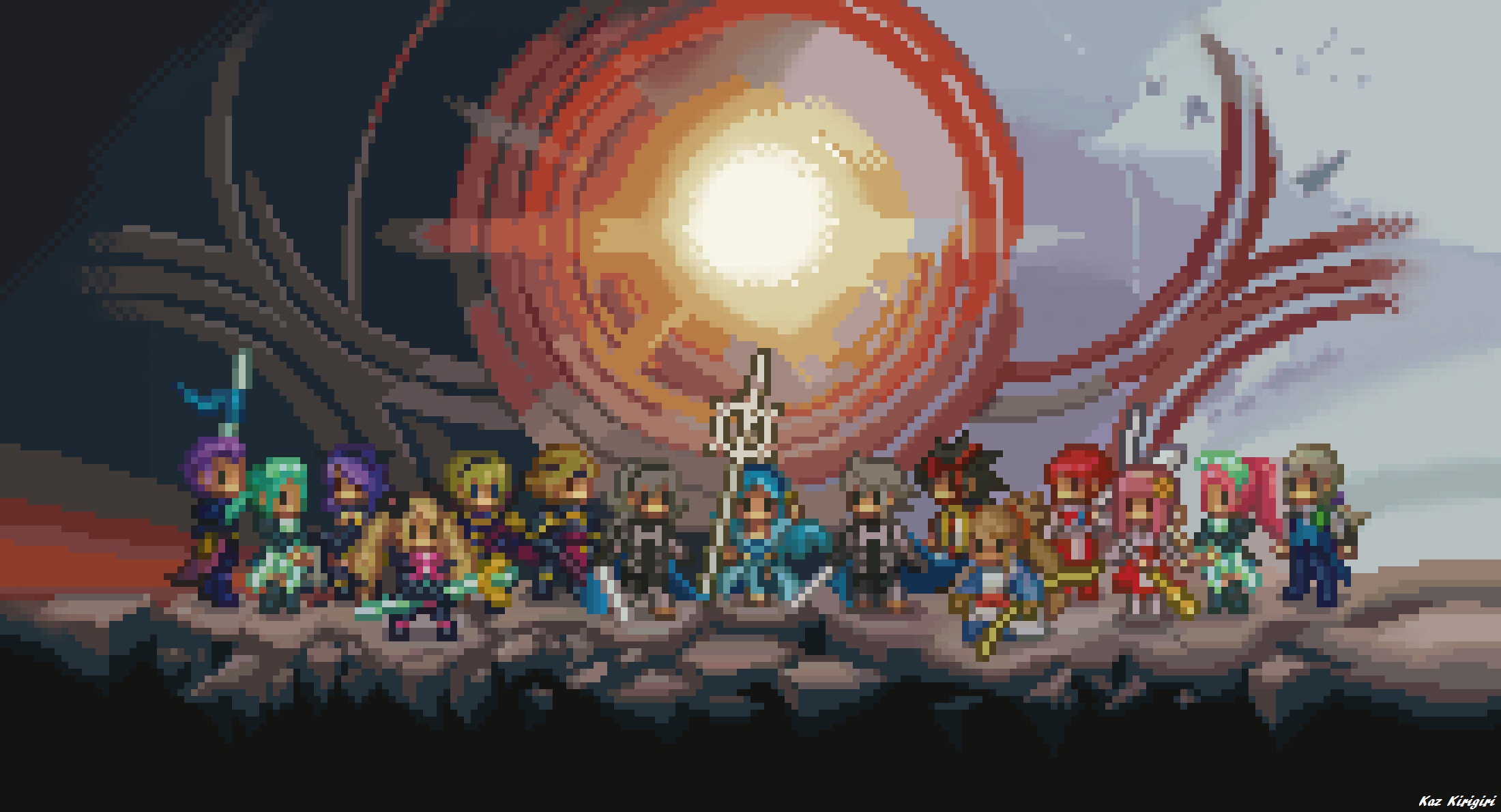 Fire Emblem Fates Pixel Art Wallpaper