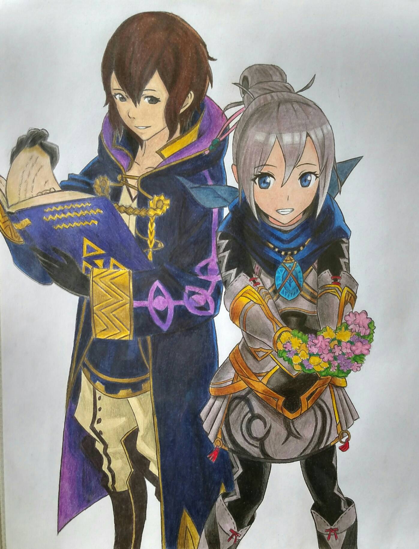 Fire Emblem F!Morgan and F!Kana