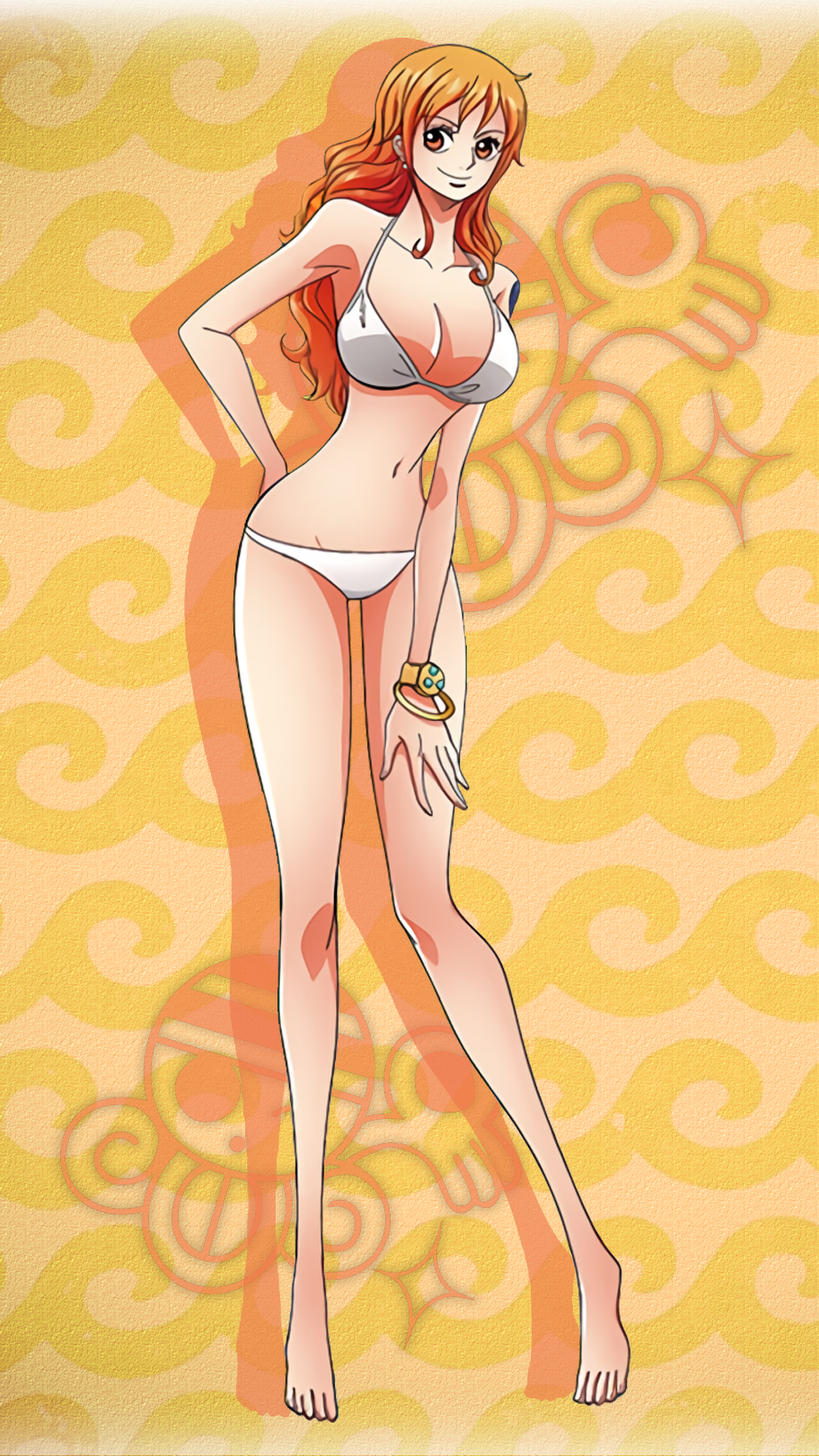 Nami Swimsuit Wallpaper One Piece By Kaz Kirigiri On.