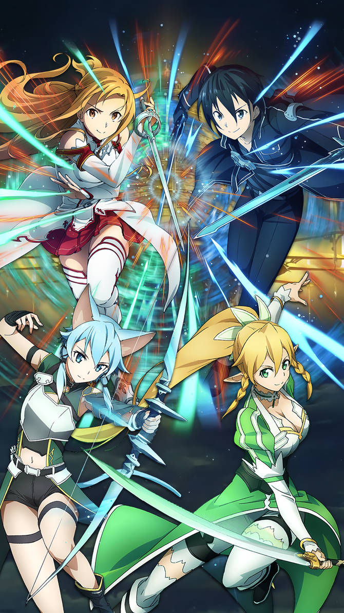 1st Anniversary Banner Mobile Wallpaper - SAO MD by Kaz ...