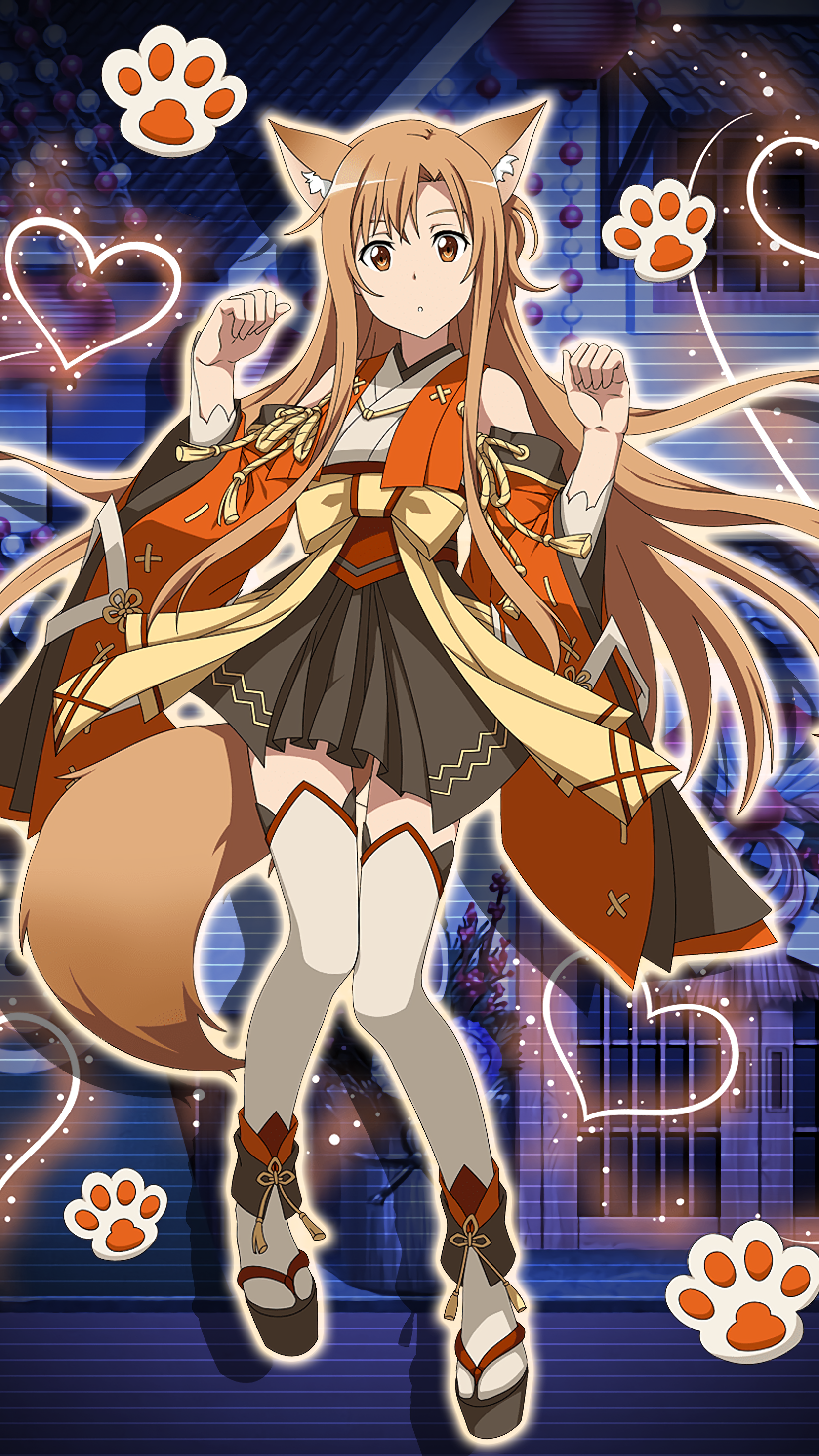 Inu Asuna Mobile Wallpaper - SAO MD