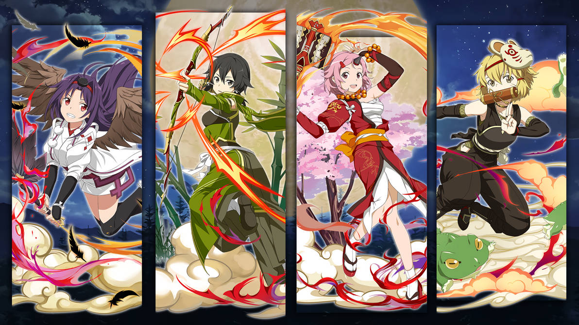 Fatuous Fire Gacha Wallpaper - SAO Memory Defrag by Kaz-Kirigiri on ...