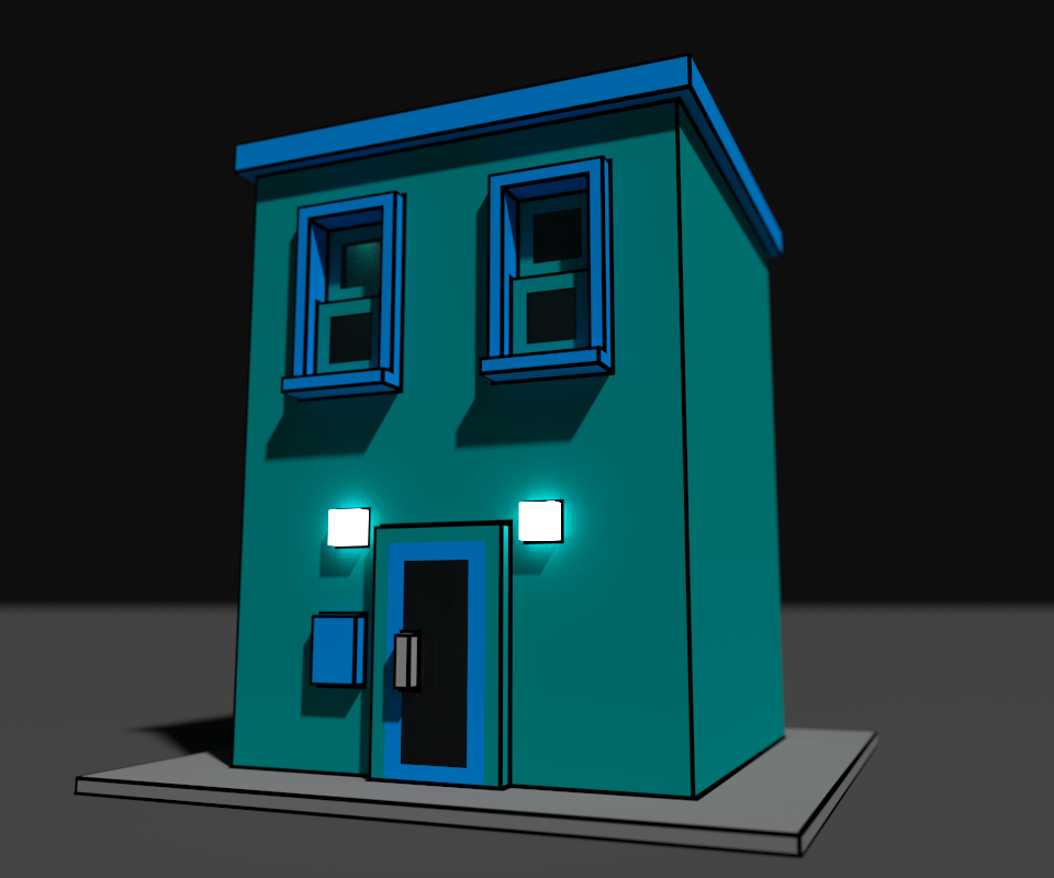 Comic Style House by azieser on DeviantArt