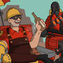 Team Fortress 2 , Lazy Engineer with Pyro