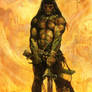 CONAN DA BARBARIAN BY FRANK FR