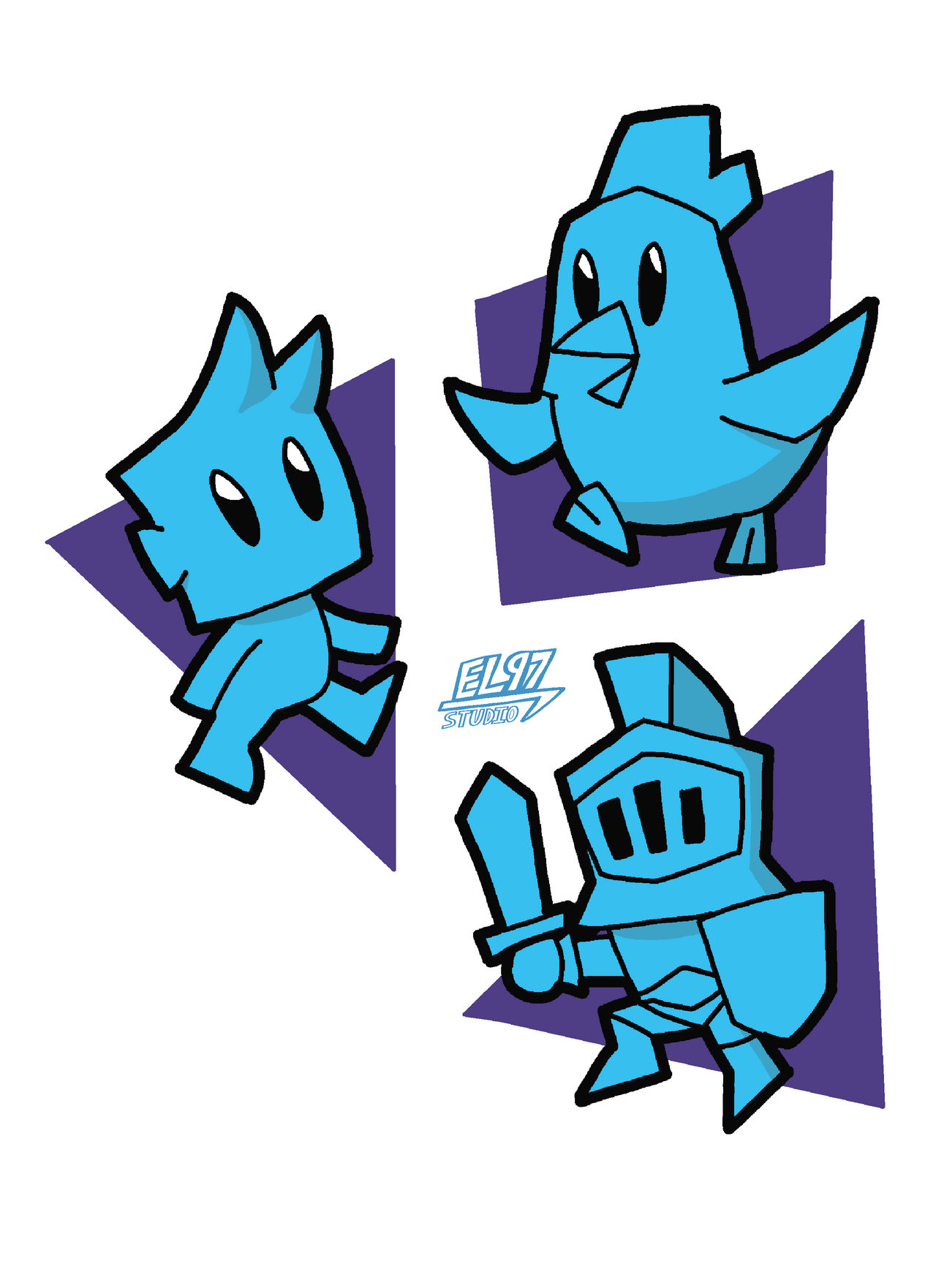 Fanart - Normie, Chicken and Knight (Mob Control) by EdwardLion97 on ...