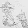 1draw Marisa and Reimu