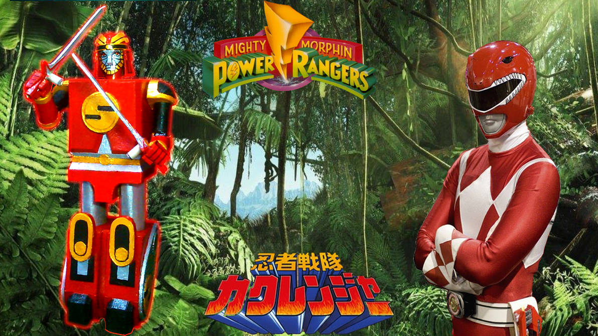 Red Ranger And Red Ape Ninja Zord by sibred on DeviantArt