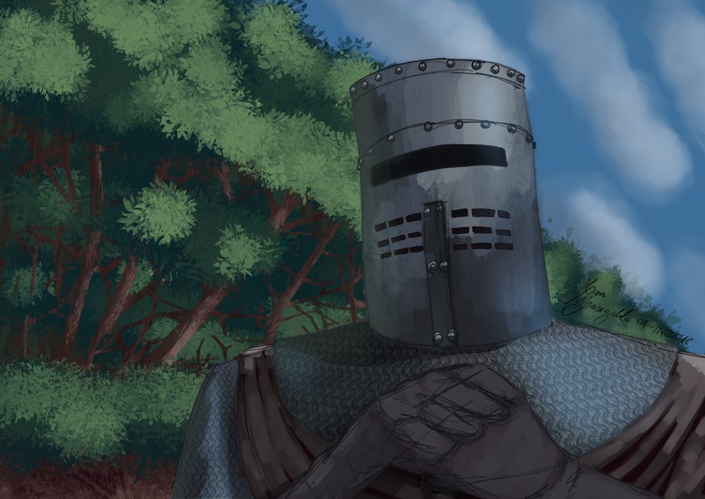 The Black Knight - Monty Python and the Holy Grail by Han-Hasegawa on ...