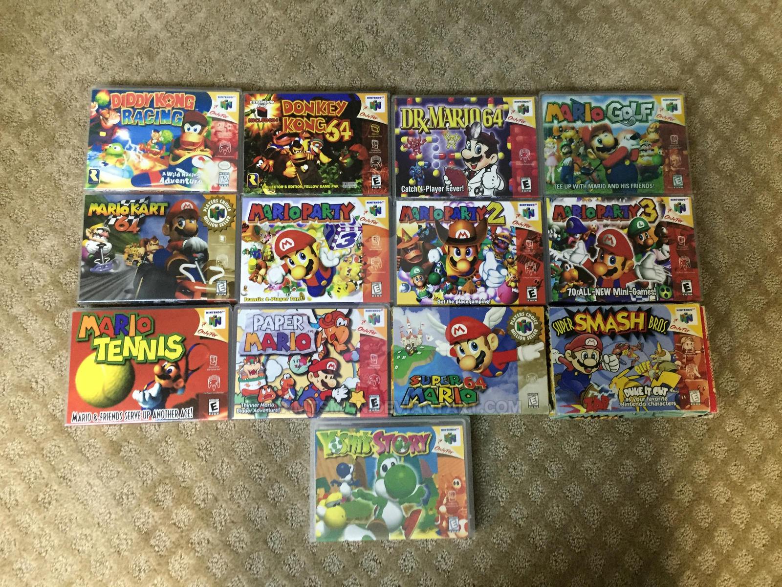 Updated Mario Game CollectionNintendo 64 by IamTSman on DeviantArt