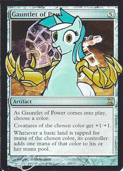 mtg Altered - Gauntlet of Power MLP