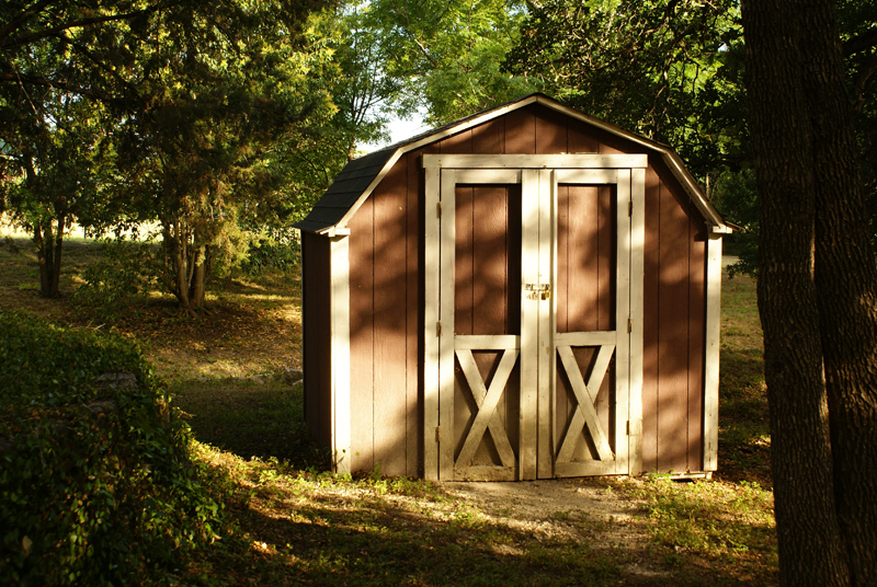 the barn