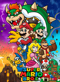 The Super Mario Bros Movie Poster Redraw