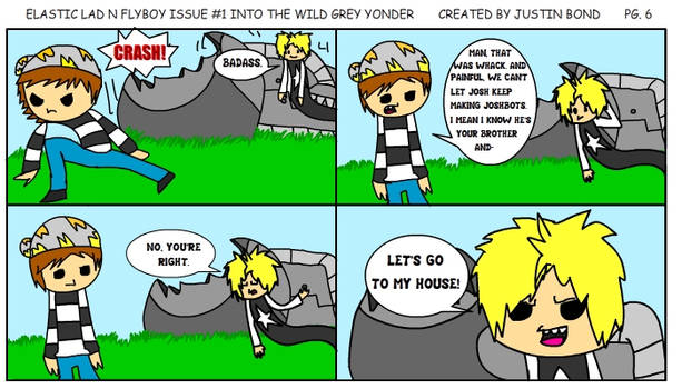 Elastic lad N' Flyboy Comic Issue 1 Pg 6