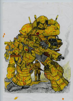 RIFTS NG SAMSON power armor block III -color-