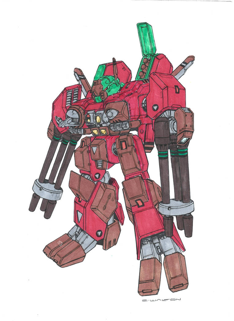 Robotech Mech Defender Robotech ADR 05 Mk XIV Defender Destroid by ChuckW by Dark-Hawk81 on ...