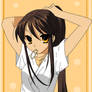 Haruhi Suzumiya - Tieing hair