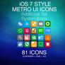 iOS 7 Style - Metro UI - System Icons