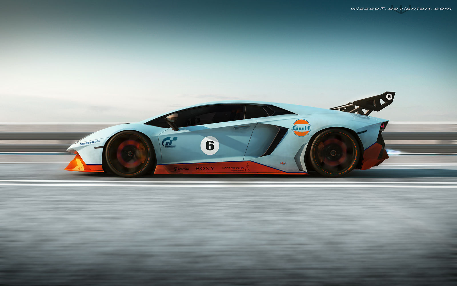 Lamborghini Gulf edition by wizzoo7