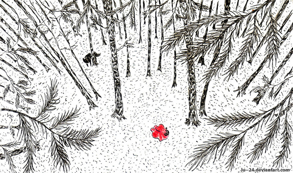 Red, black and white by lu--24 Red, black and white by lu--24