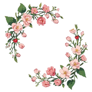 Free: Pink flowers (profile decor)