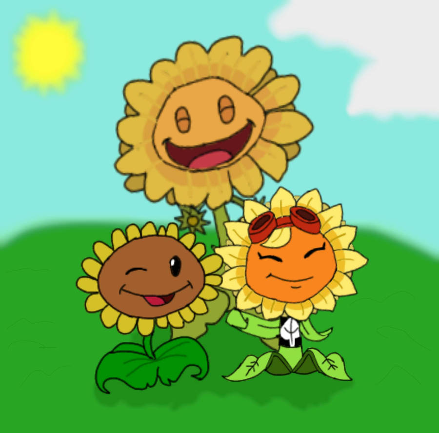 PVZ sunflowers by IndifferentArtist on DeviantArt