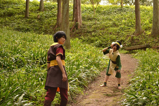 Toph and Zuko 2