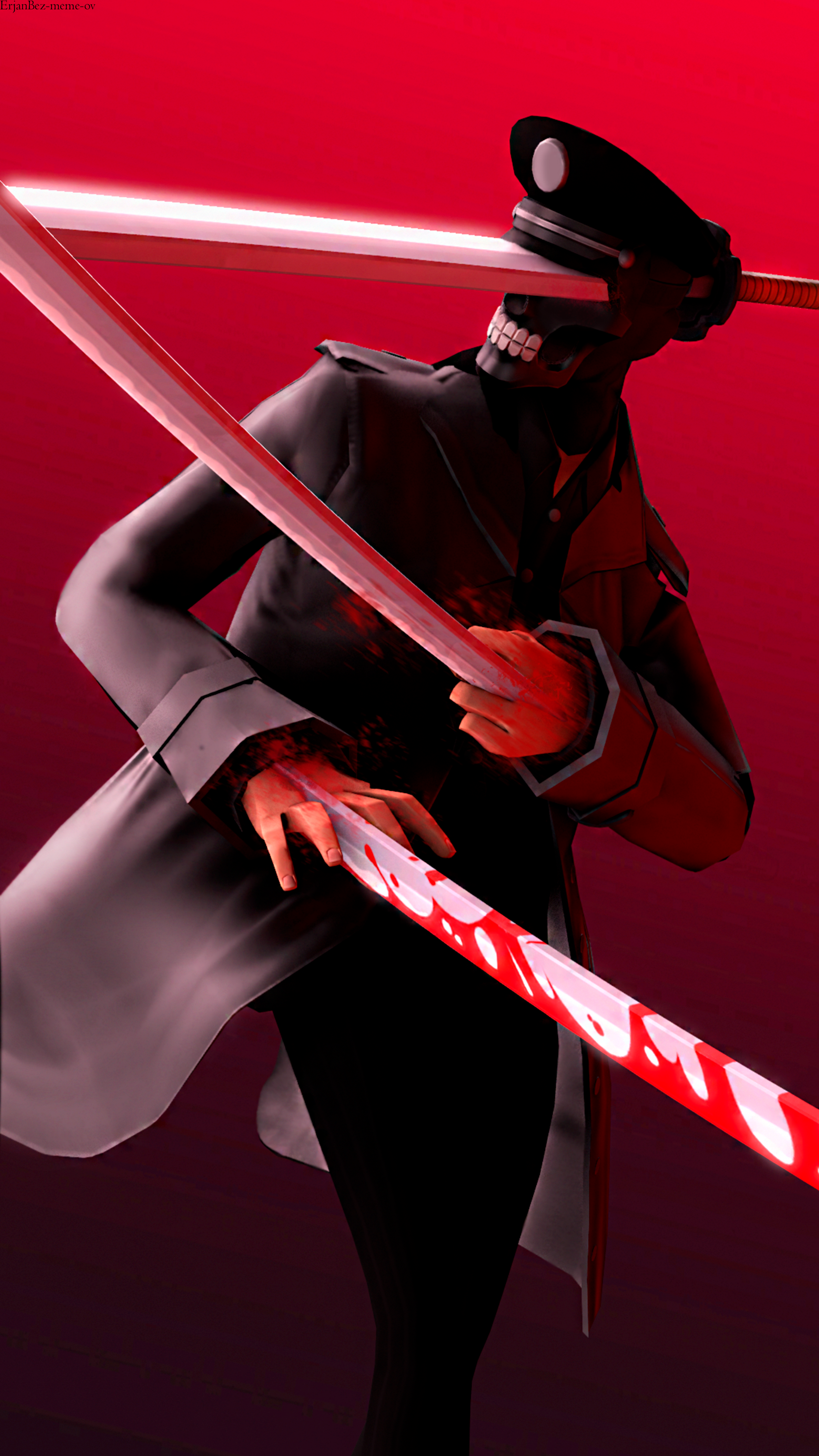 Katana Man from Chainsaw Man (w/pose) : r/RobloxAvatars