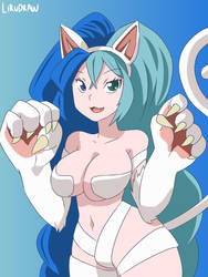FUSION Runo Misaki and Felicia Feline