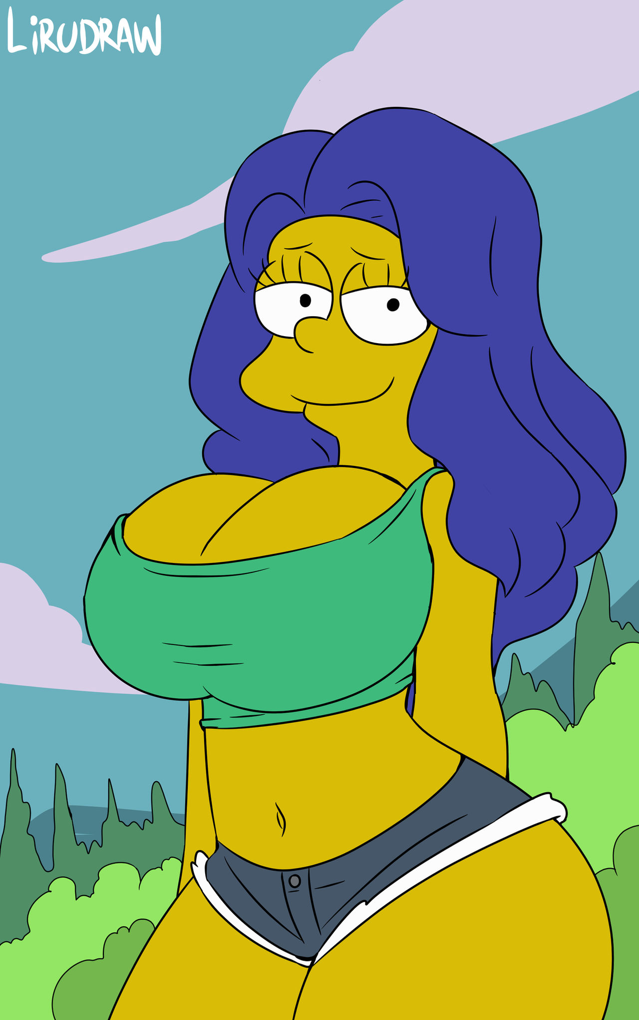 Marge Simpson By Lirudraw On DeviantArt marge-simpson-by-lirudraw-on-deviantart
