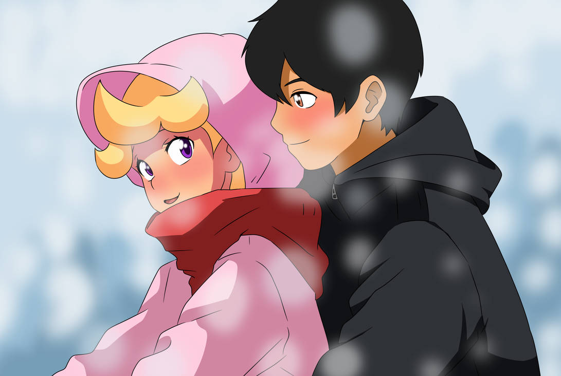 Brian Cold Hugs Janet by Lirudraw on DeviantArt