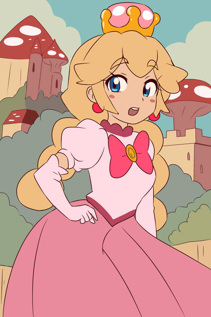 Princess Peachette by Lirudraw on DeviantArt