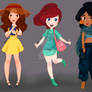 Modern Summer Disney Princesses 1