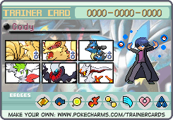 My Trainer Card