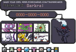 Darkrai's Trainer Card