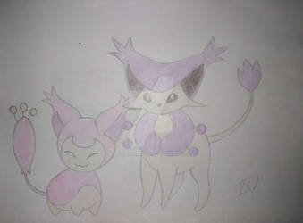 Skitty and Delcatty