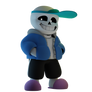 (UnderTale) Sans 3d Model by DillyWolfe on DeviantArt