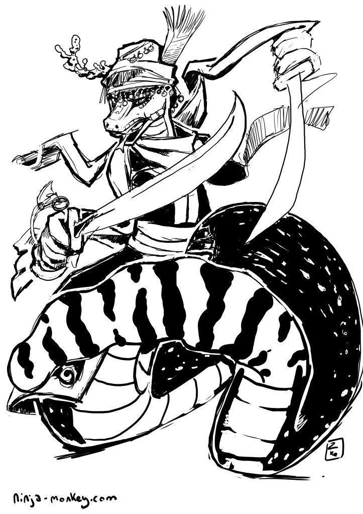 Ninja Monkey -- Snake Pirate