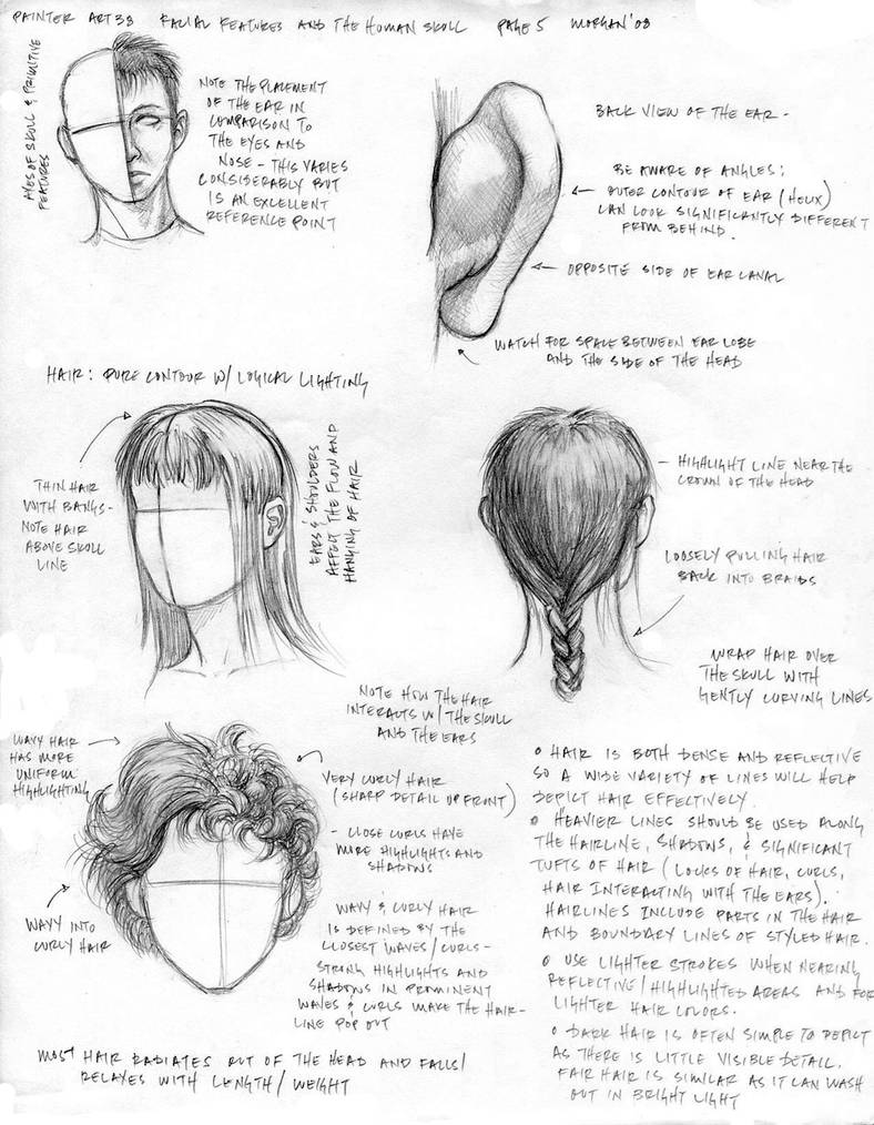 Facial Features 5 by MorgueArt on DeviantArt