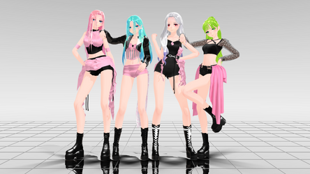 [MMD] BlackPink Coachella Ver (Model Test)